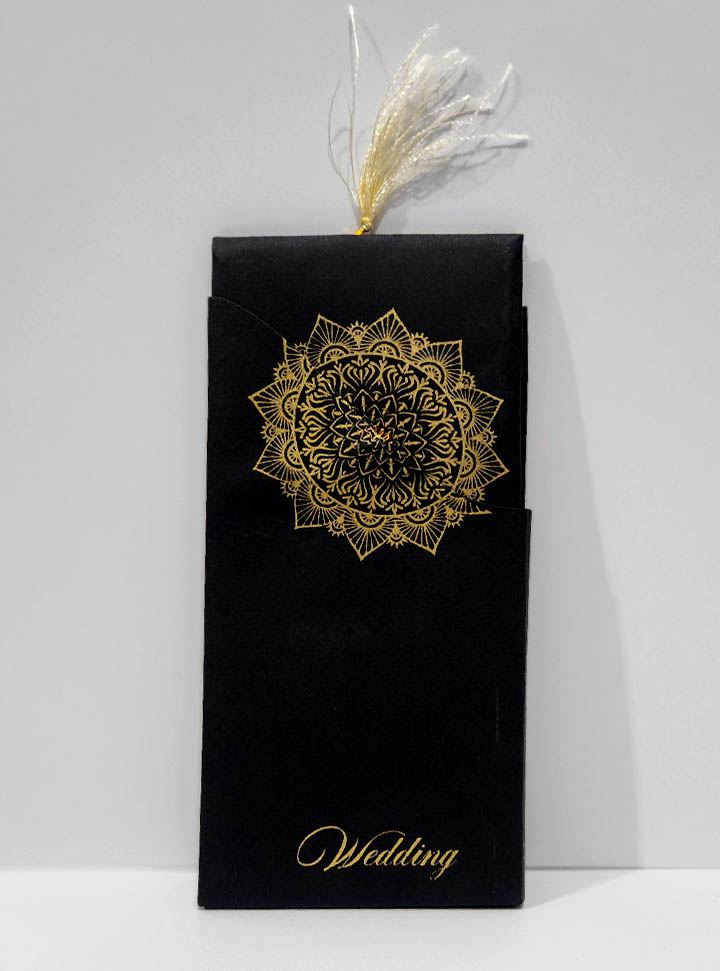 Wedding Card_Alam Printers_Black Gold